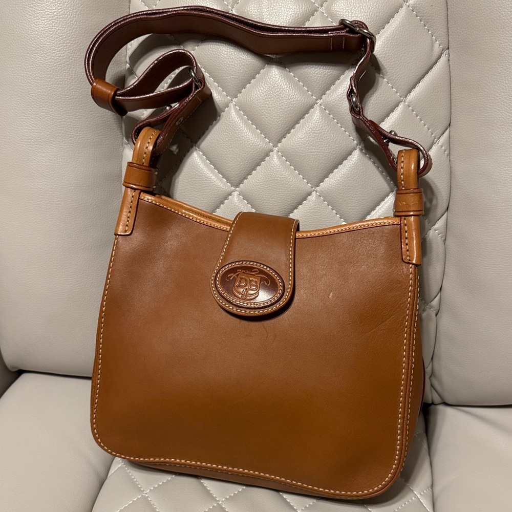 Dooney & Bourke Tan Leather Shoulder Bag